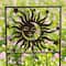 Glitzhome® 48" Painted Metal Sun Garden Trellis Stakes
